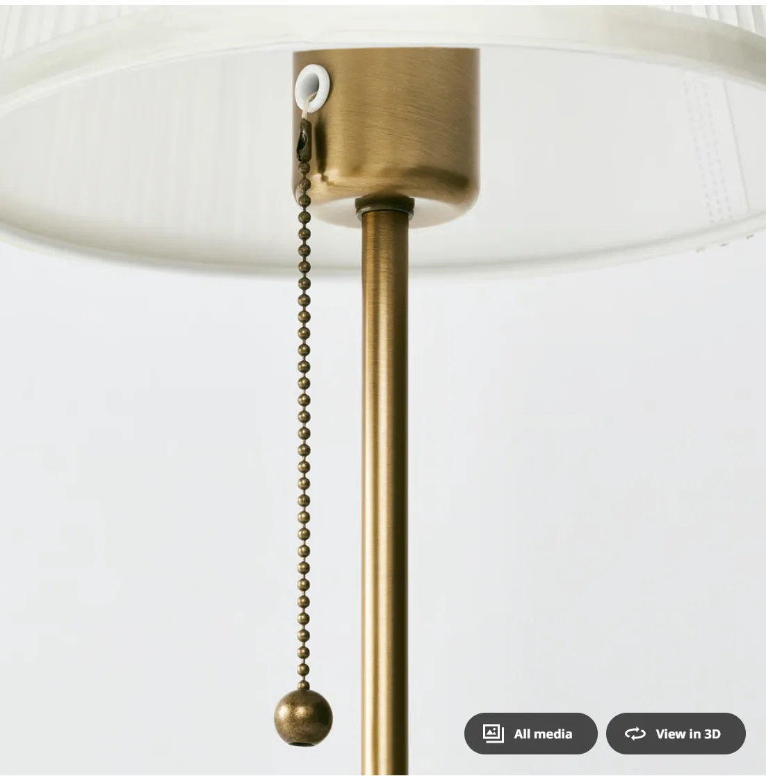 2 x IKEA ÅRSTID Table lamp, brass - Brand New in Box image indicator(2)