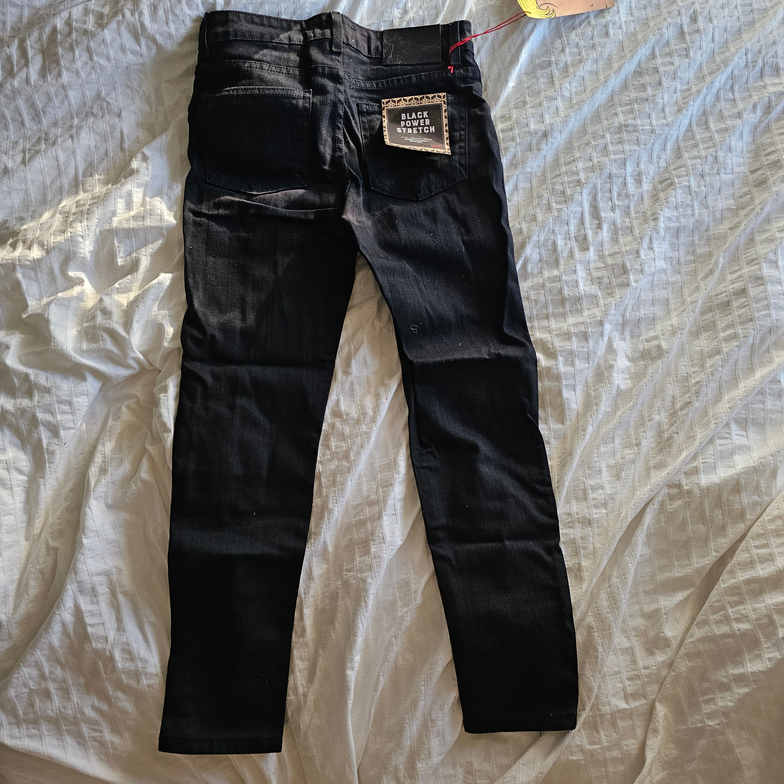 NWT Naked & Famous The Crop Skinny Jeans - 2018 - Black - Sz 27 - photo 3