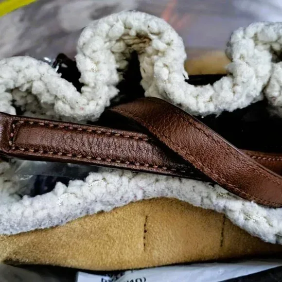 Michael Kors Sling Bag Genuine Leather Strap & Tassel🥕 image indicator(8)