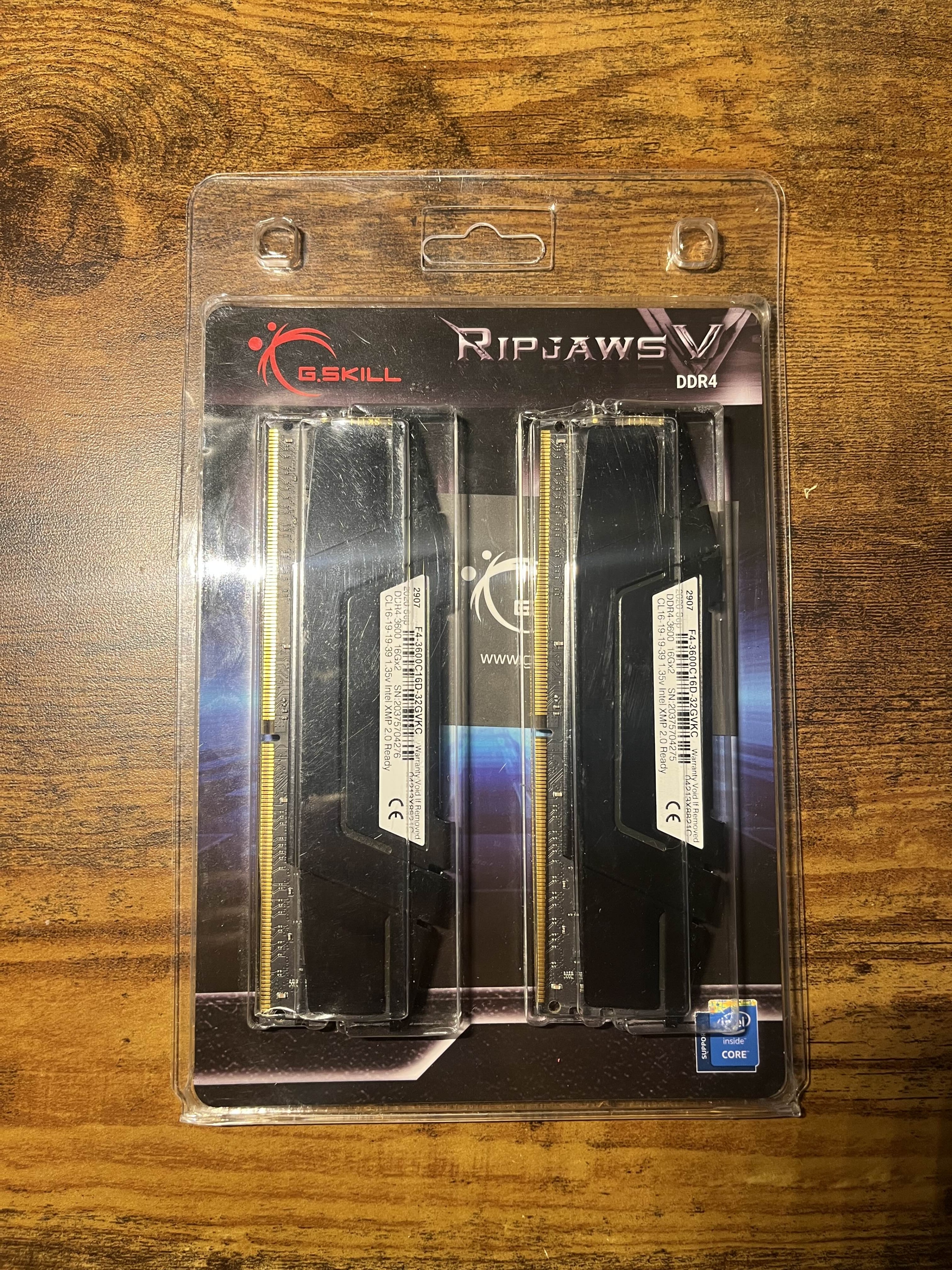 G.Skill RipJaws V Series 32GB (2 x 16GB) DDR4 3600 - photo 3