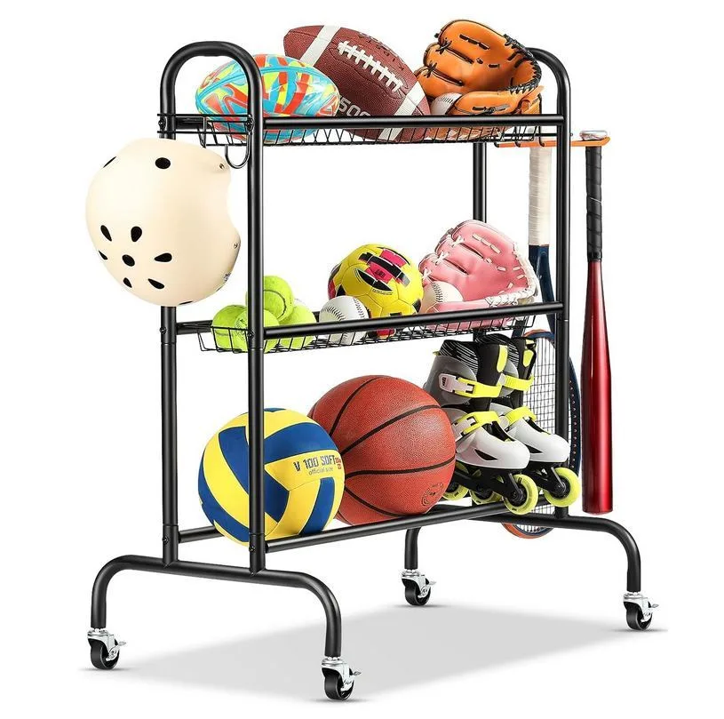 New Rolling Cart for Basketballs/Sports Equipment thumbnail