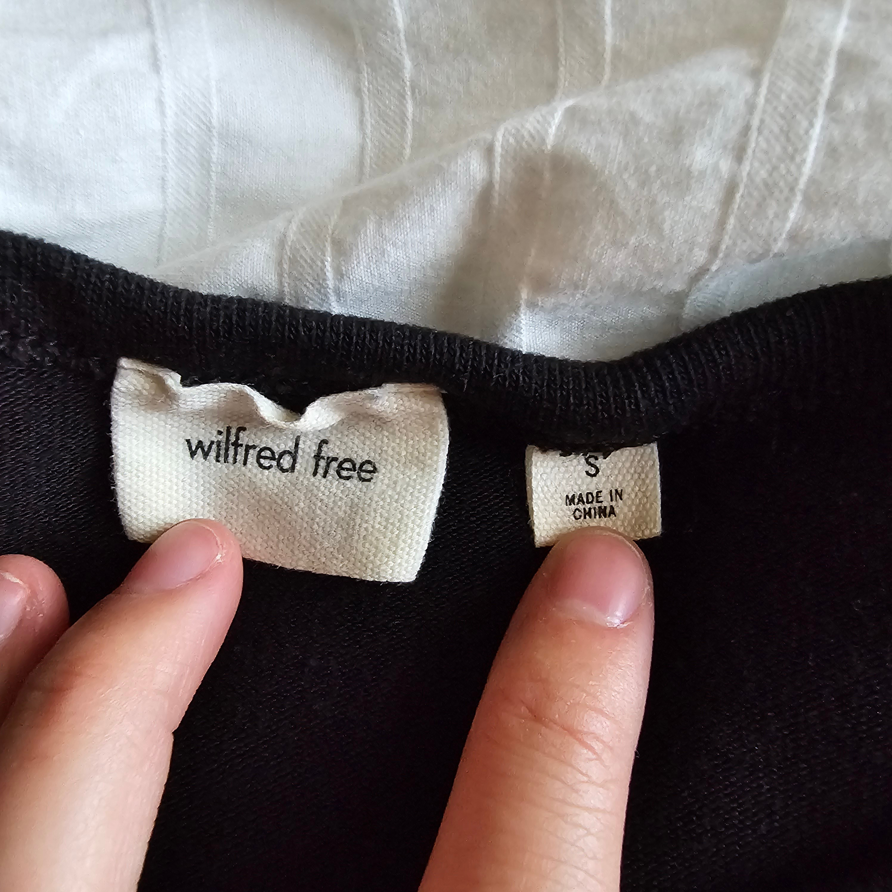 Aritzia Wilfred Free - Free Lounge Longsleeve Shirt - Black - S - photo 3