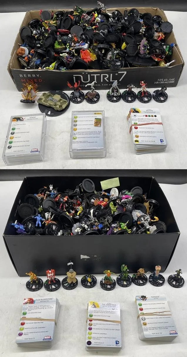 600 Marvel/DC HeroClix Figures w/ Cards – Reseller Lot Option thumbnail