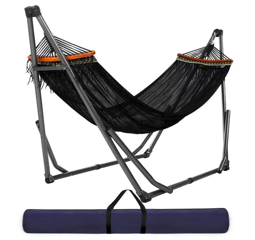 New Extra Large Hammock w/ Stand & Carrying Bag thumbnail