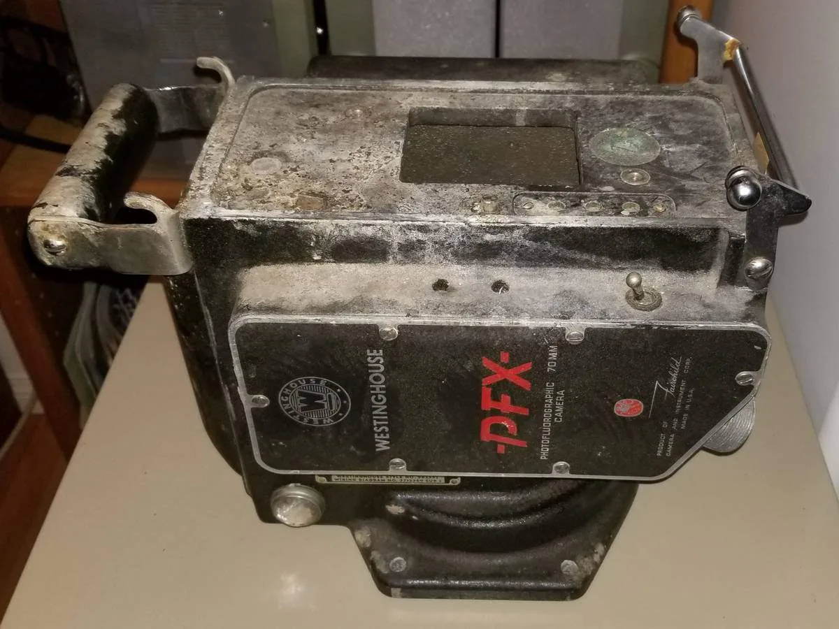 WWII Fairchild / Westinghouse PFX 70mm Photofluorographic Camera image indicator(9)