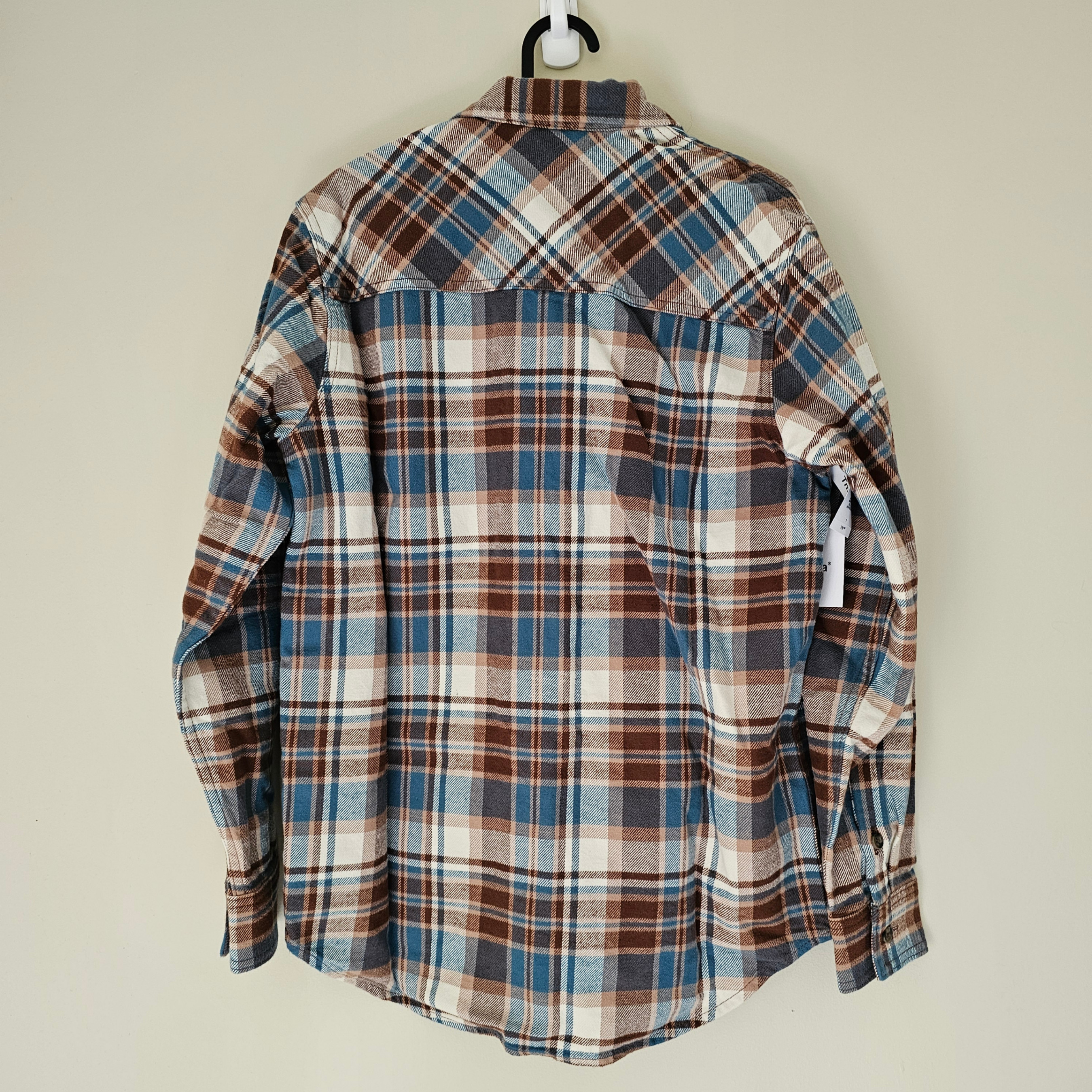 NWT Aritzia TNA Oversized Cotton Plaid Shirt - Sz 1 - photo 3