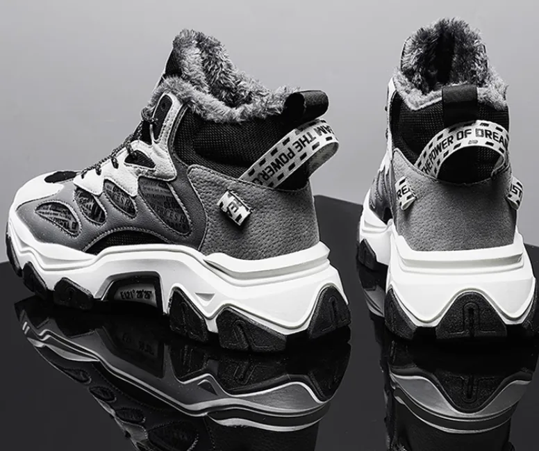 Winter Casual Sports Men's Shoes Snow Boots, Size 40 image indicator(7)