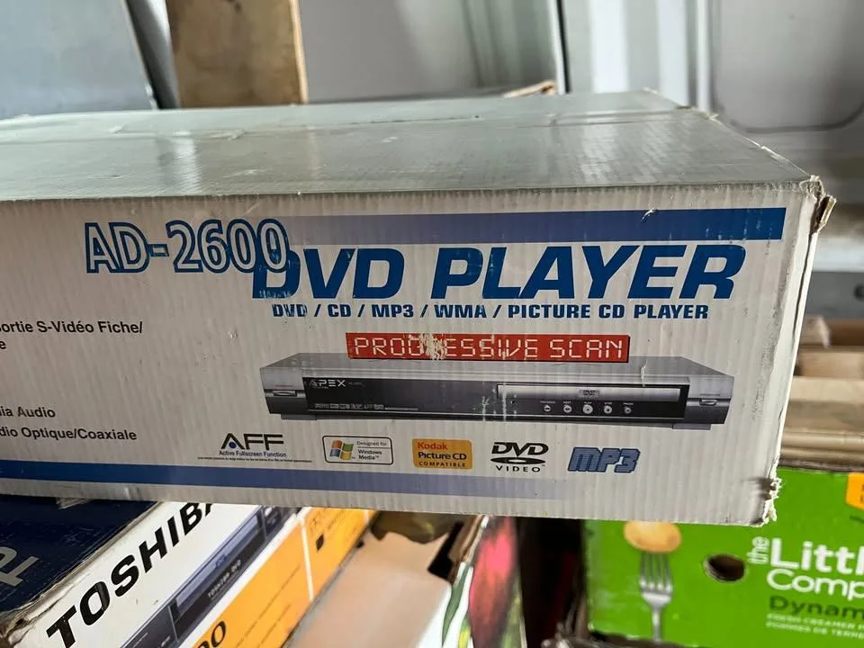 Silver DVD Player