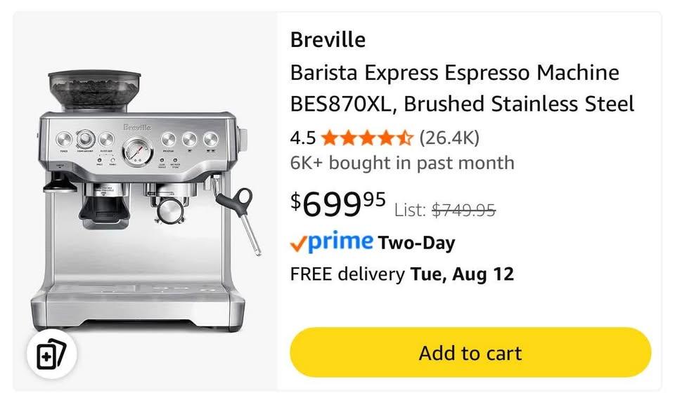 FIRM! Breville Barista Express Espresso Machine. New! - photo 3