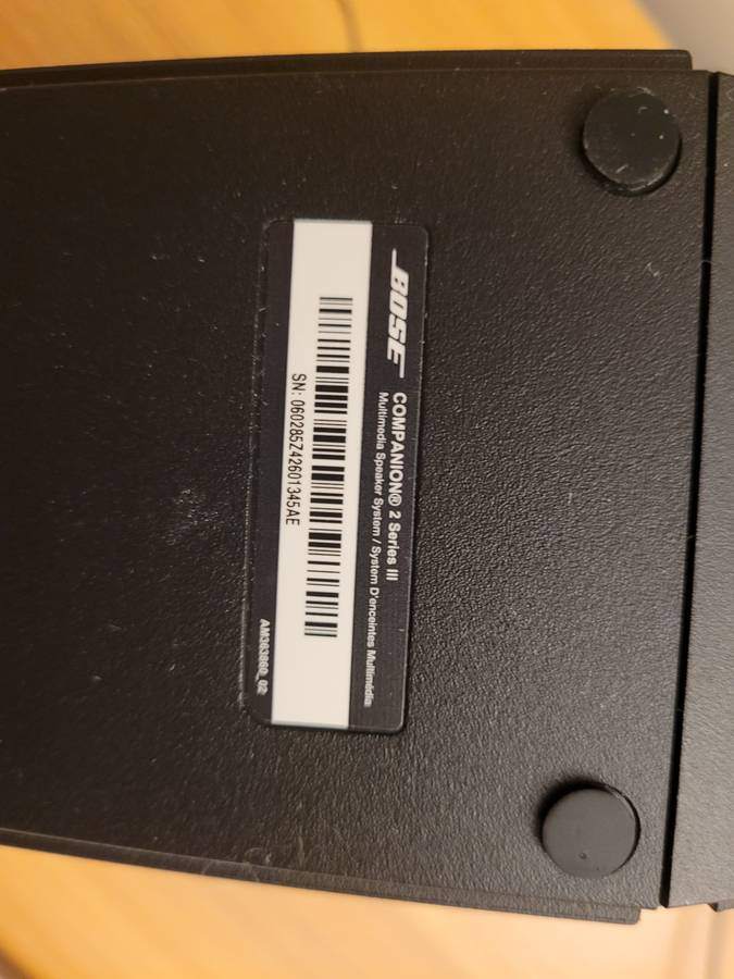 Bose - Companion 2 Series III Multimedia Speaker - photo 3