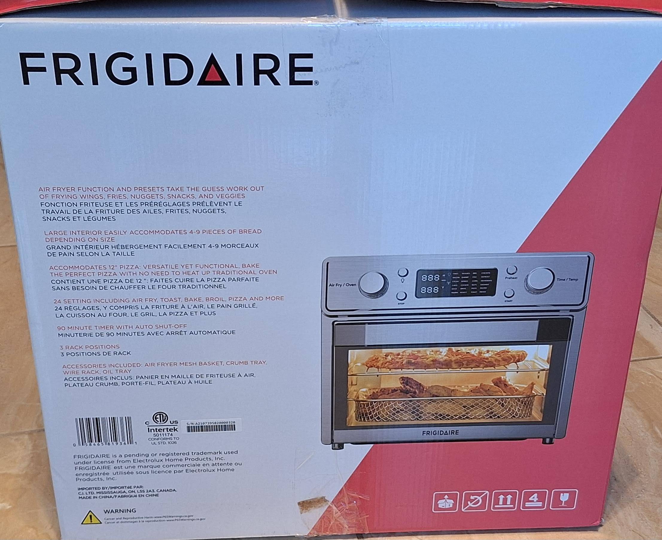 Frigidaire Digital Air Fryer Oven (25L) + Breadmaker - photo 5