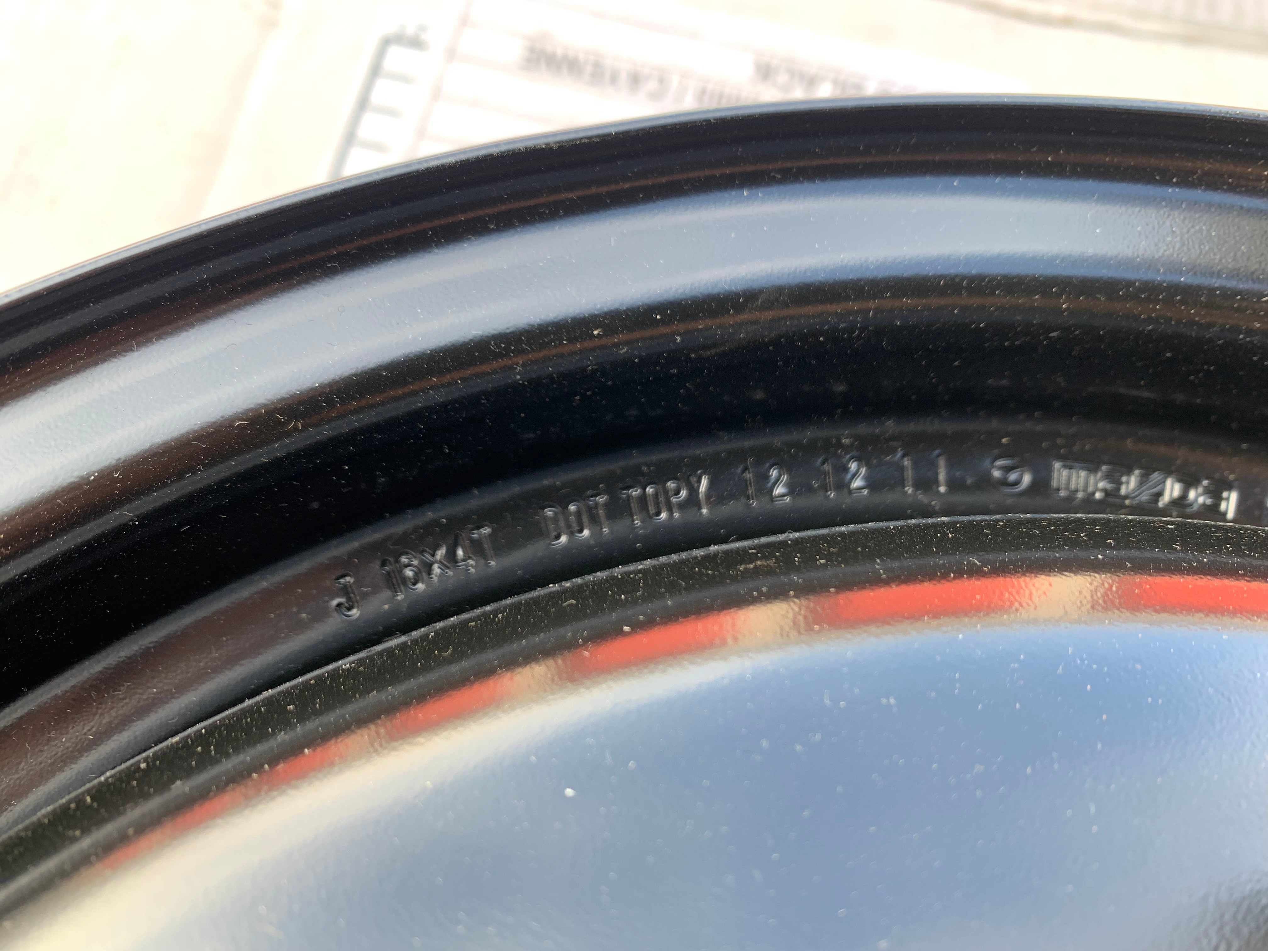 1 X single Brand New OEM Factory 16X4" Spare Steel Mazda CX5 Rim - photo 3