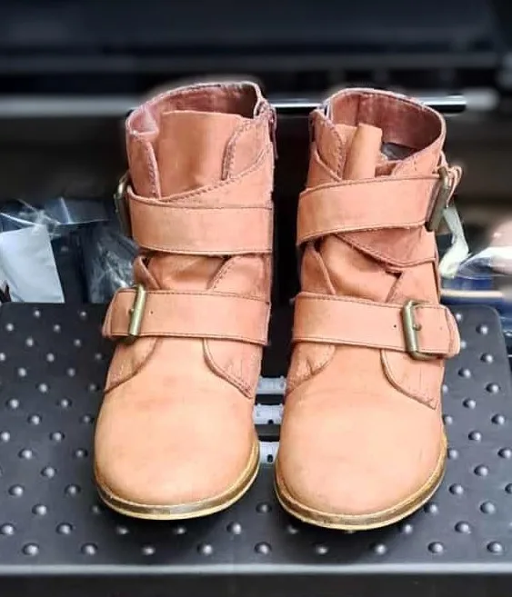 Steve Madden Genuine Leather Women's Buckled Boot image indicator(2)