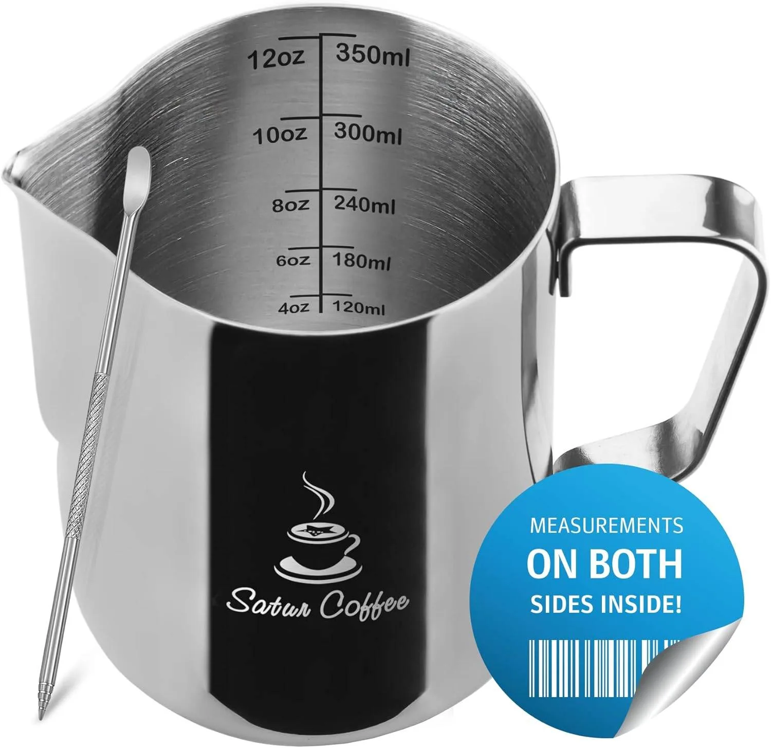 Satur Coffee Milk Frothing Pitcher thumbnail