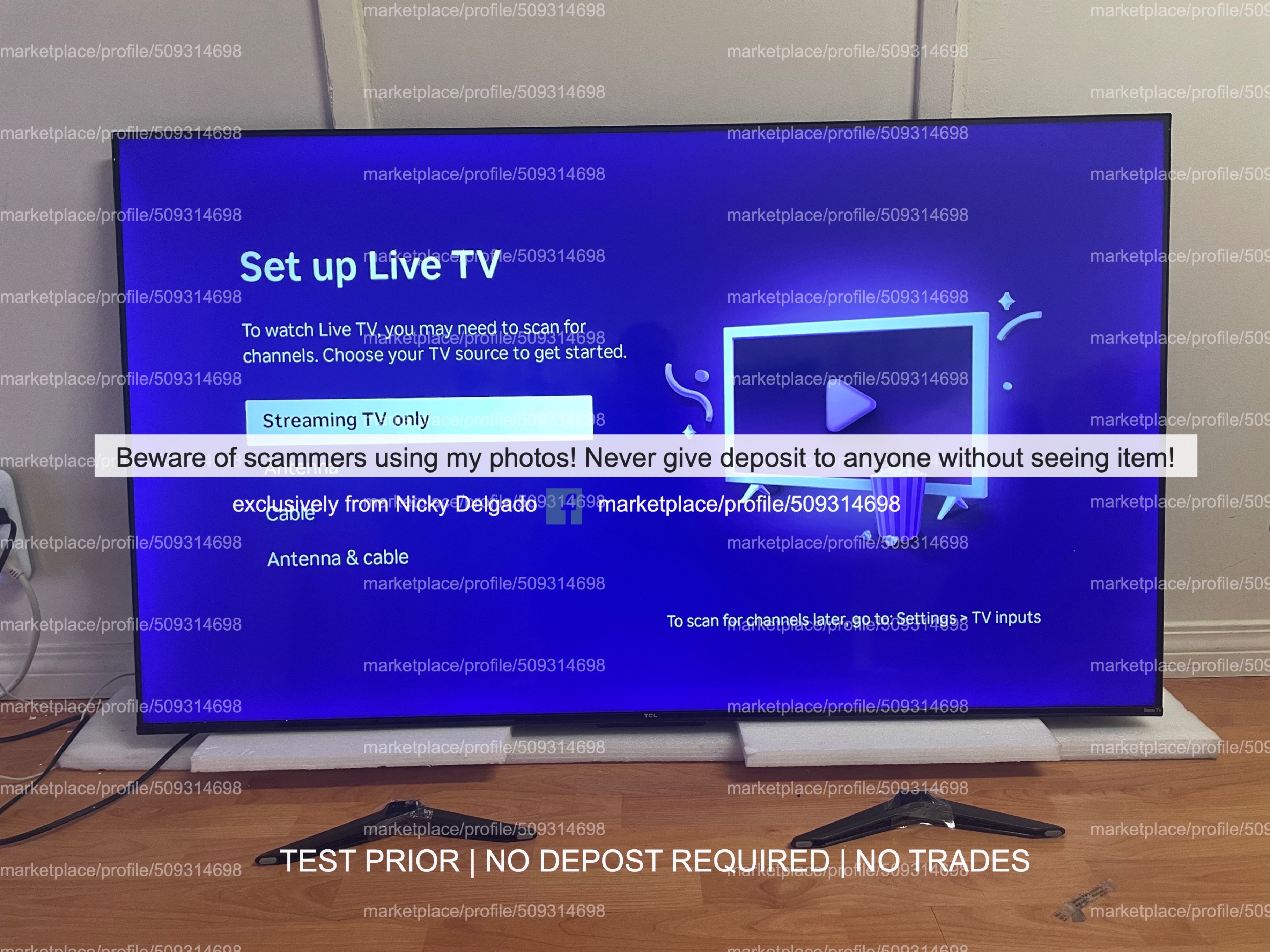 TCL 58” S-Class 58S450R 4K HDR LED Roku Smart TV > 2025 - photo 5