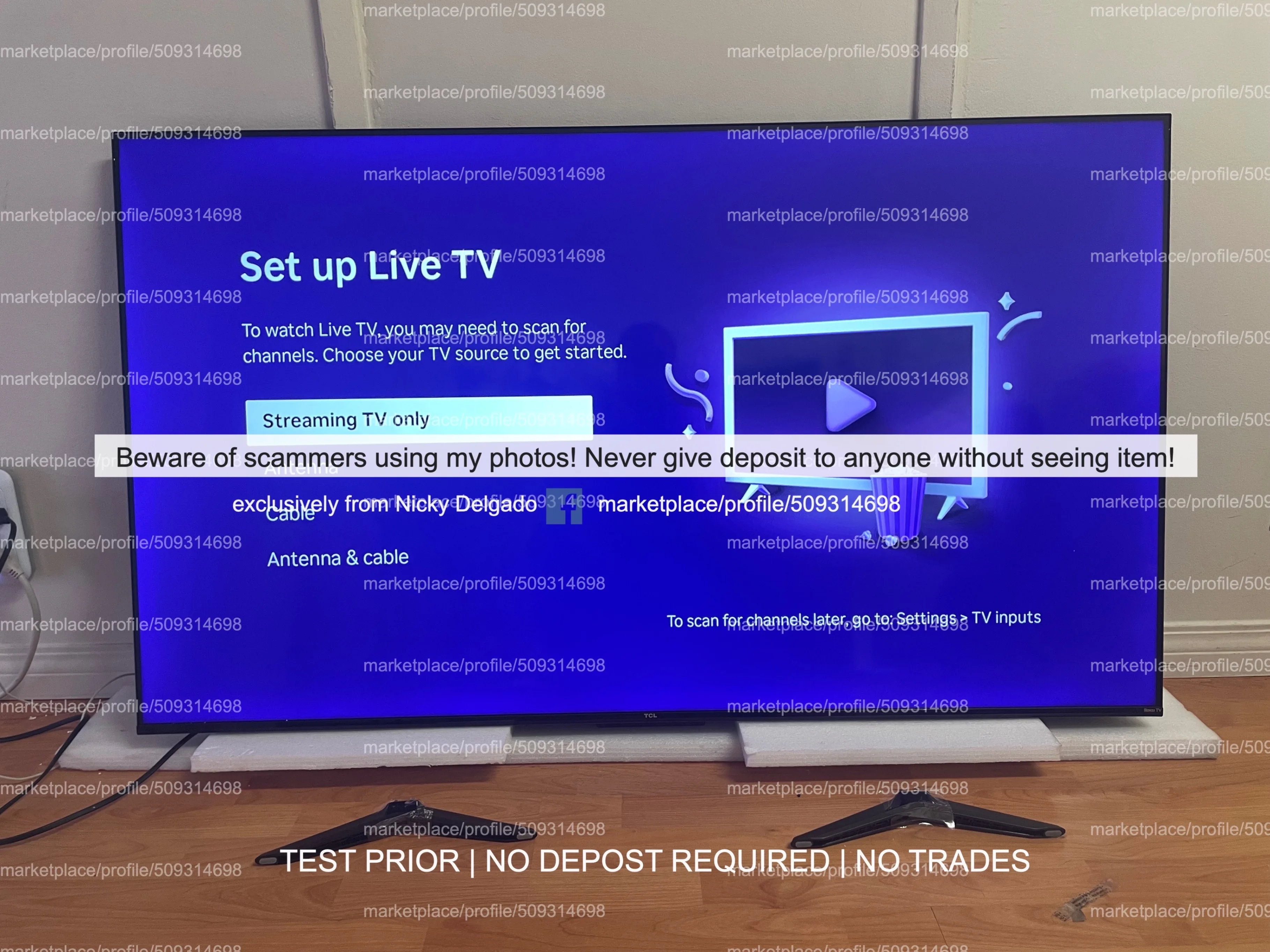 TCL 58” S-Class 58S450R 4K HDR LED Roku Smart TV > 2025 image indicator(5)