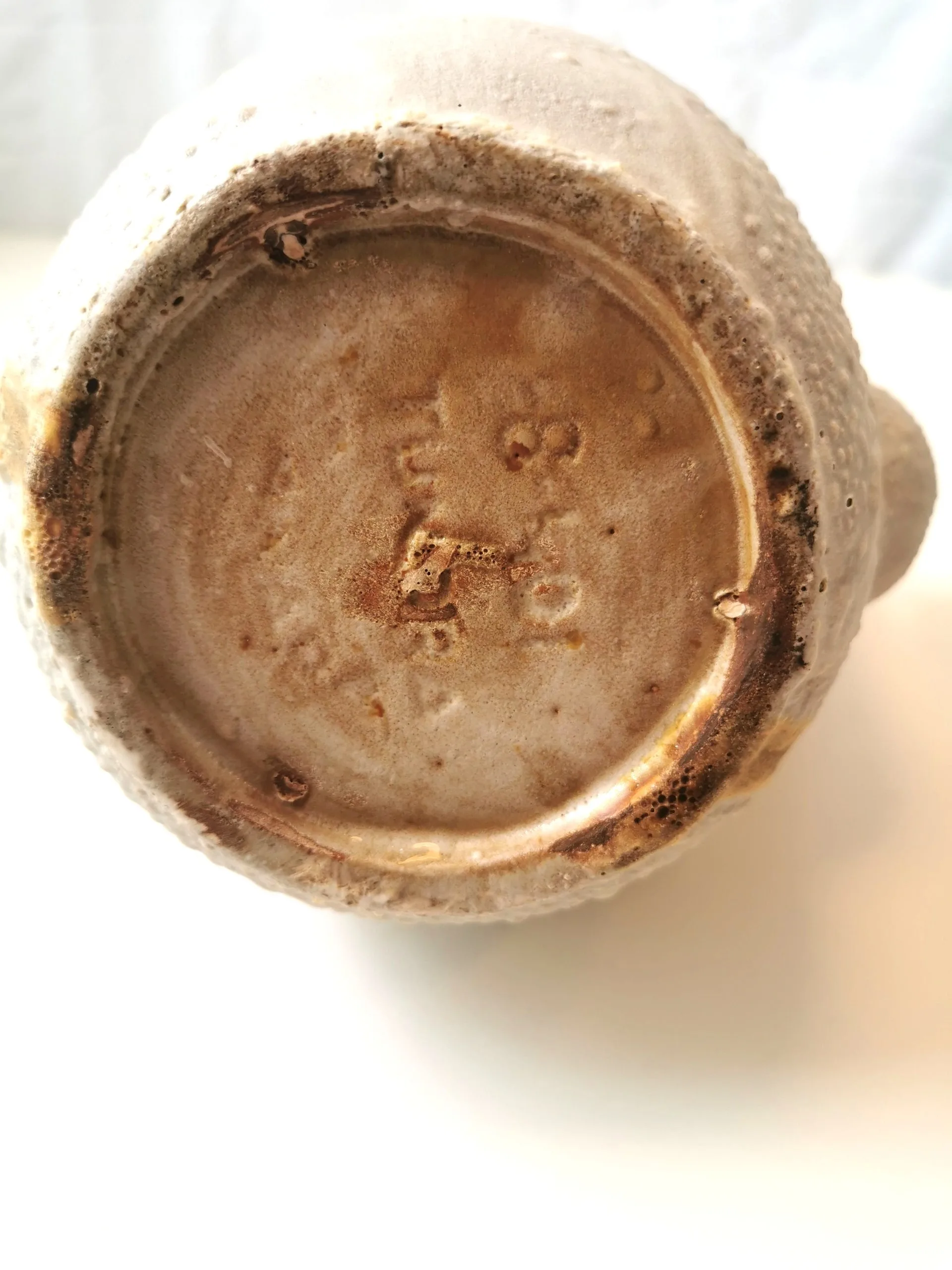 Vintage Tea / Coffee Pot Canada Stoneware Laurentian Pottery 840 image indicator(9)