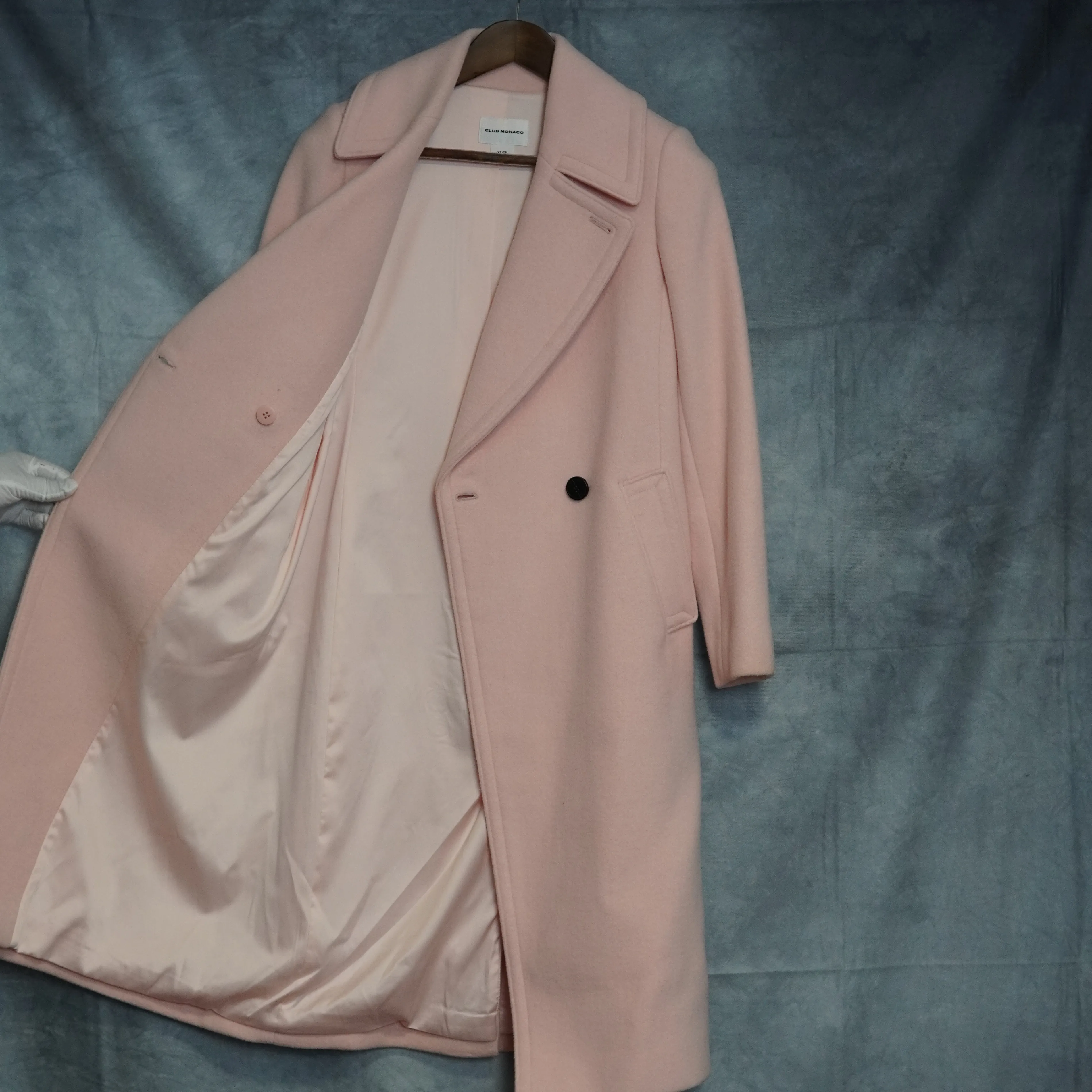 Club Monaco Daylina Wool Blend Coat Light Pink XS image indicator(4)