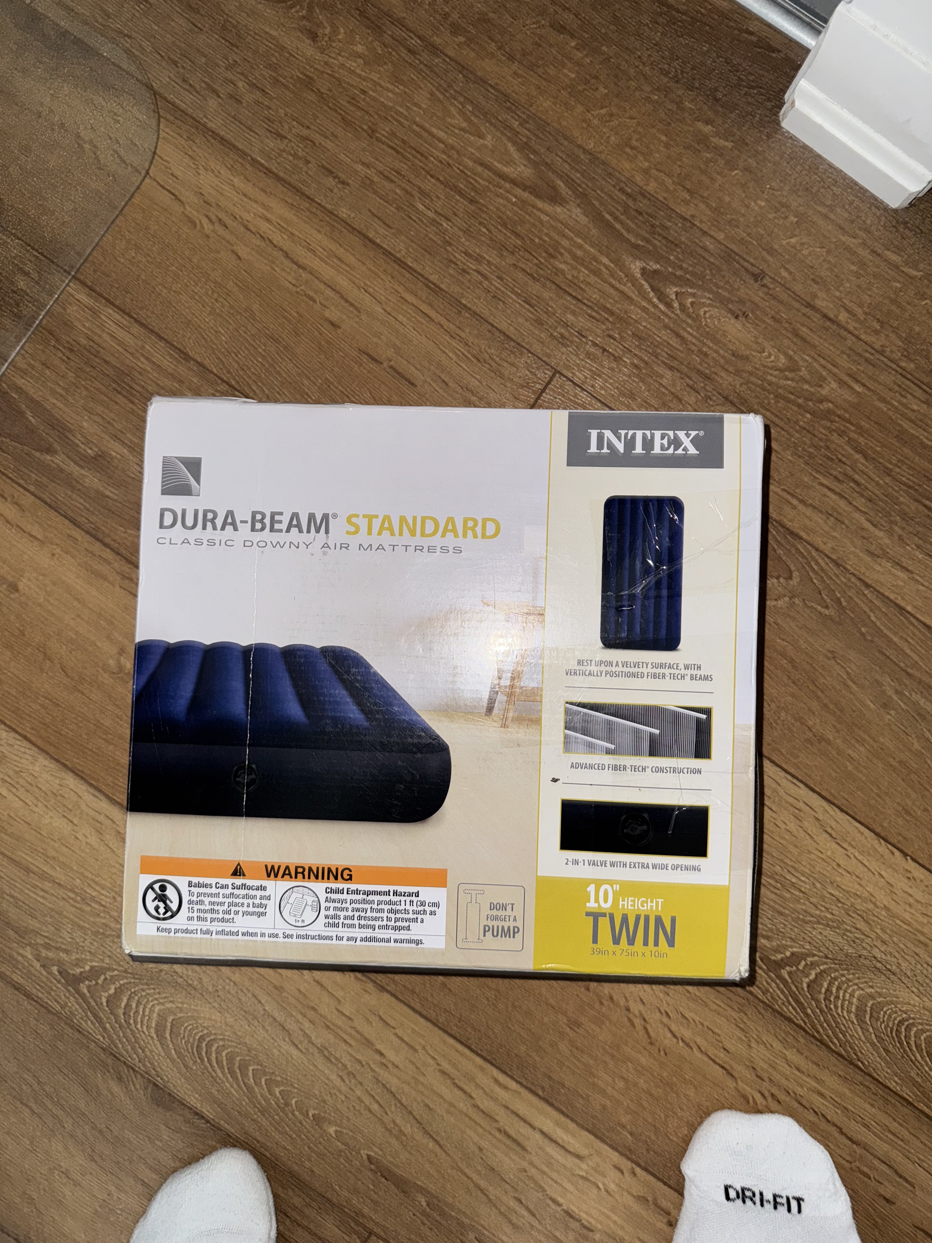 INTEX 64757E Dura-Beam Standard Downy Air Mattress