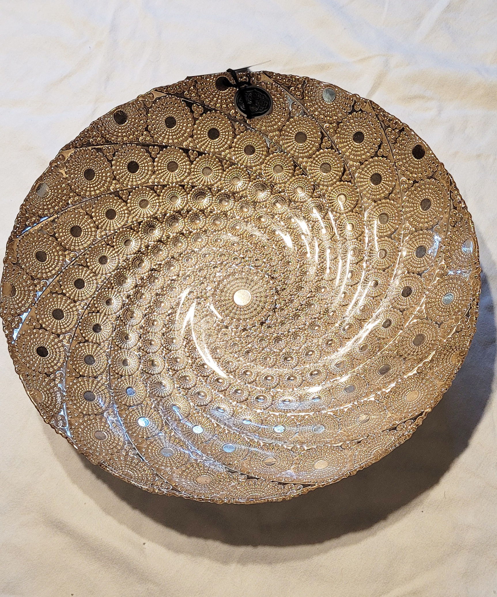 Genuine Silver and Glass Decorative Bowl - photo 4