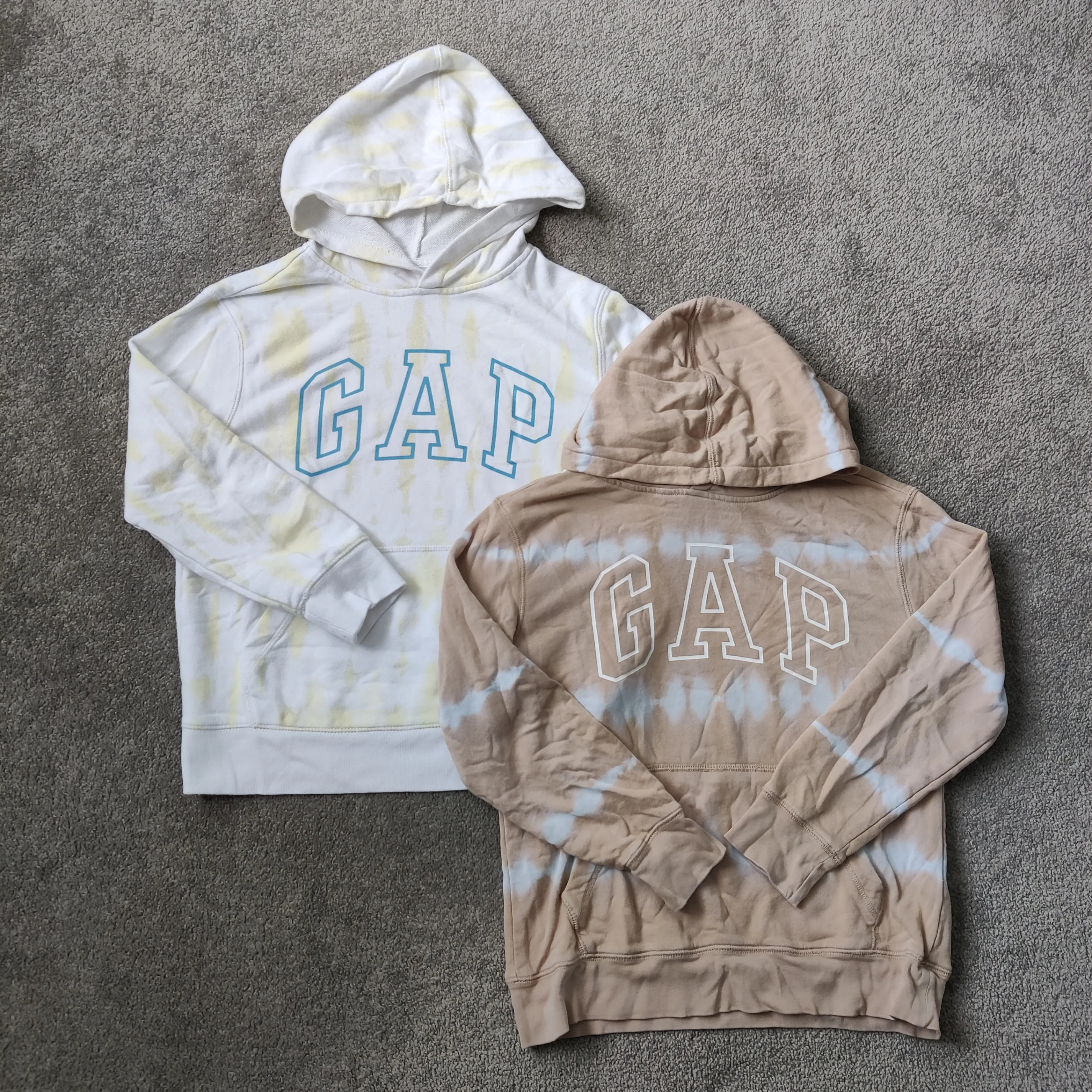 Gap Unisex Kid's Tie Dye Hoodie Size Medium Grunge Gorpcore thumbnail