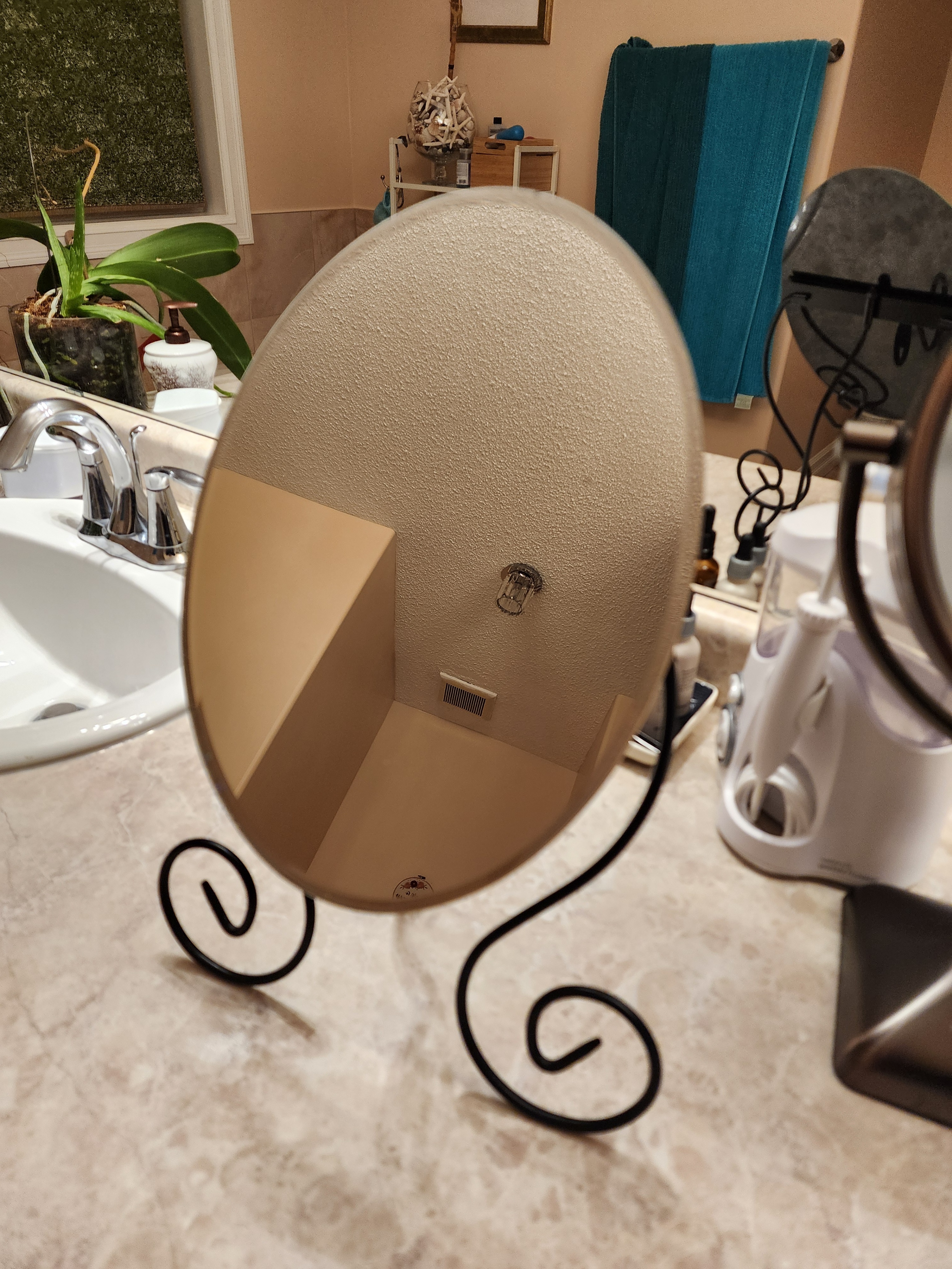 Table Mirror - black
