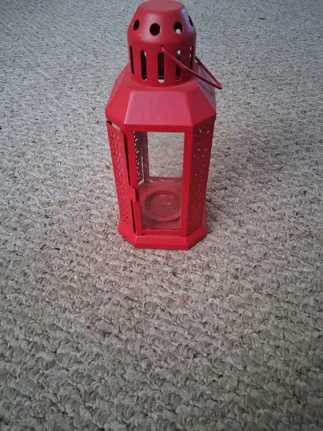 Red ramadan candle Lantern
