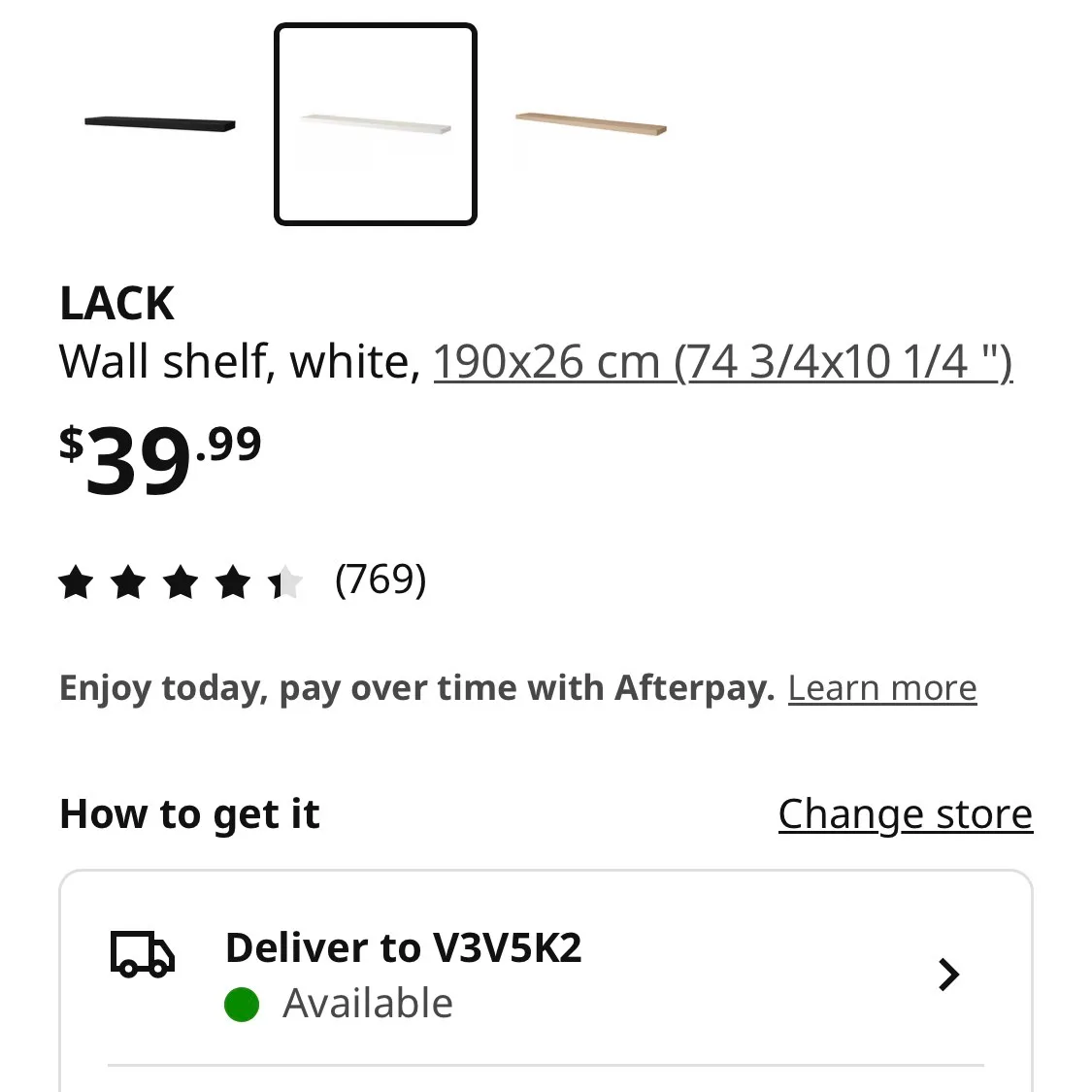 Ikea Lack Floating Shelf plus Better Hardware image indicator(8)