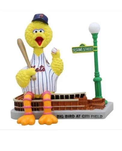 2025 NY Mets Big Bird Bobblehead Sesame Street Night 8/27/25 thumbnail