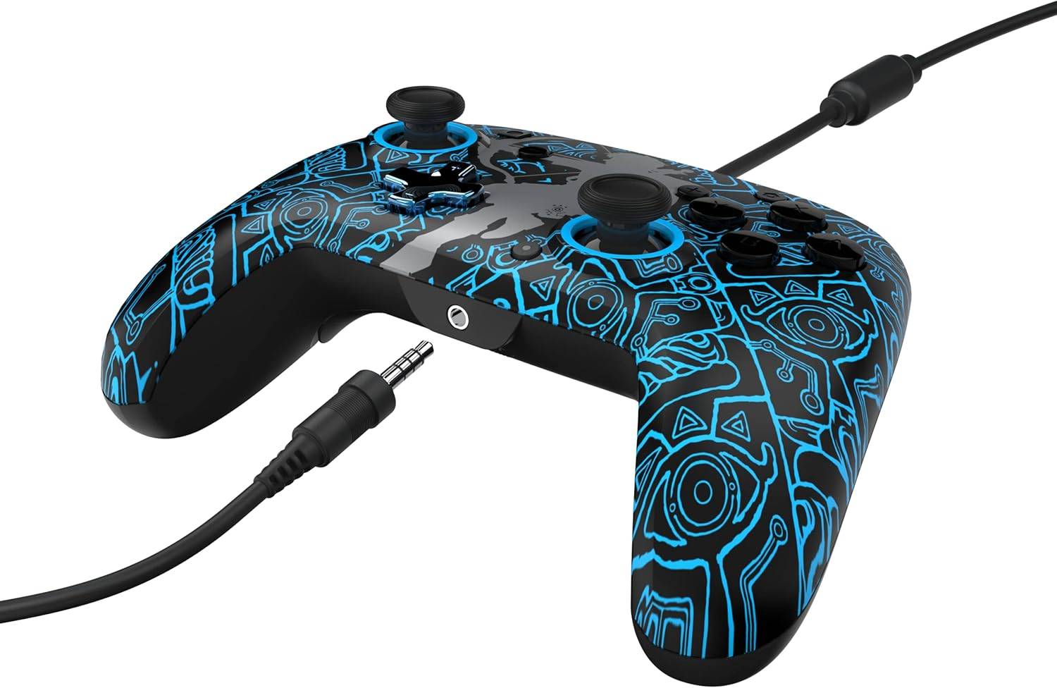 PDP REMATCH GLOW Wired Controller: Sheikah Shoot For Nintendo Sw - photo 4