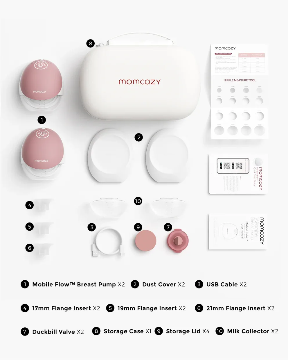 Momcozy Mobile Flow™ Hands-Free Breast Pump | M9 image indicator(6)