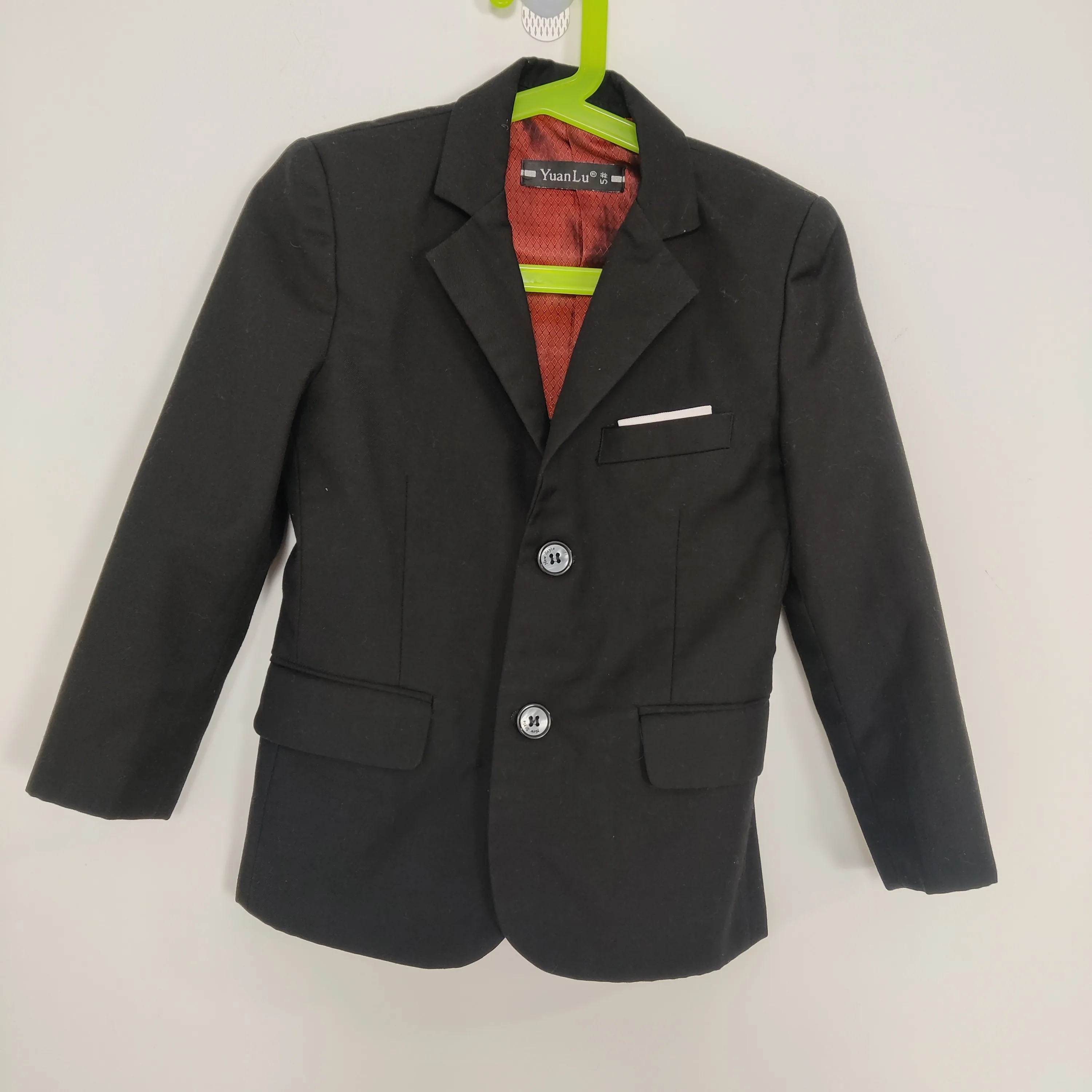 Yuan Lu Kid's Black Blazer Size 5 thumbnail
