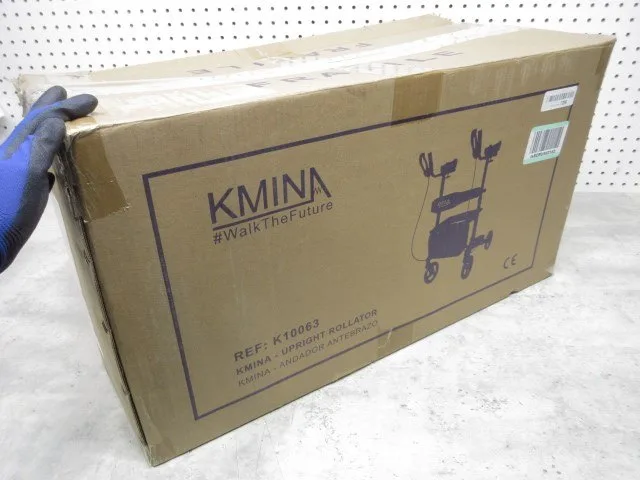 KMINA UPRIGHT ROLLATOR WALKER W/SEAT image indicator(2)