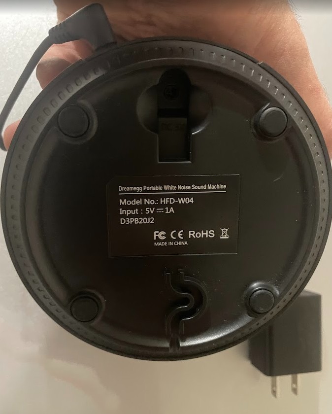 Dreamegg White Noise Sound Machine – Model HFD-V04 - photo 3