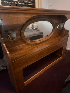Vintage Queen Size Headboard