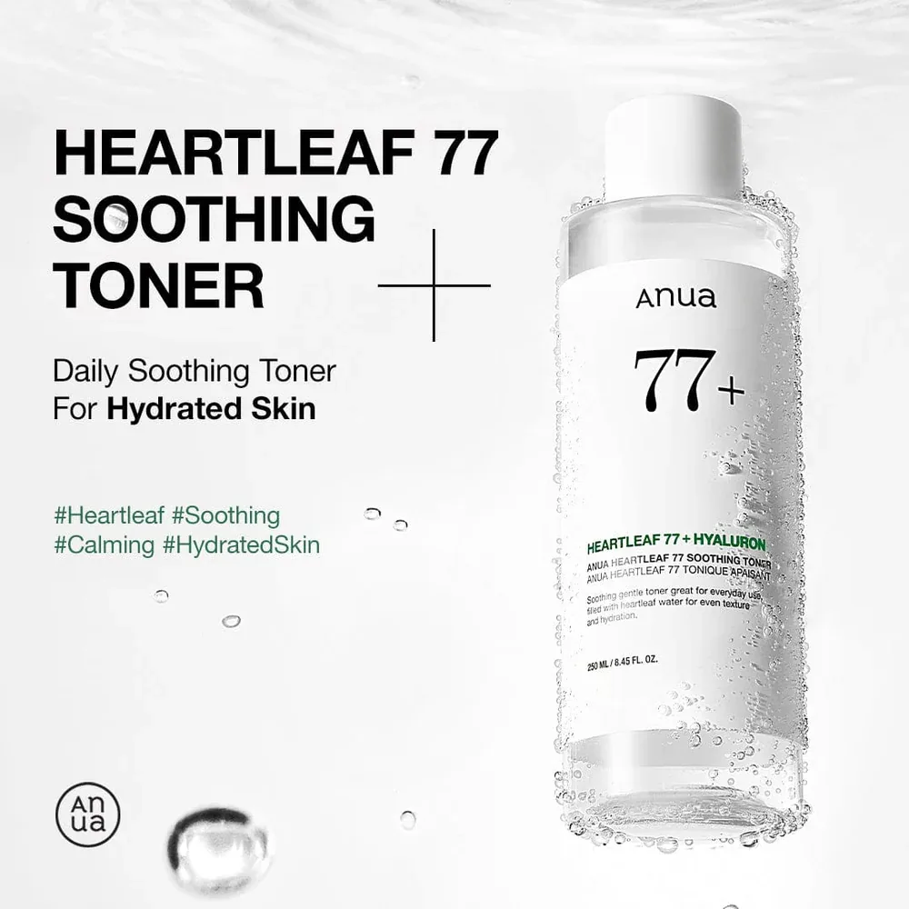 Anua Heartleaf 77% Soothing Toner + Hyaluron (250 ml) image indicator(4)