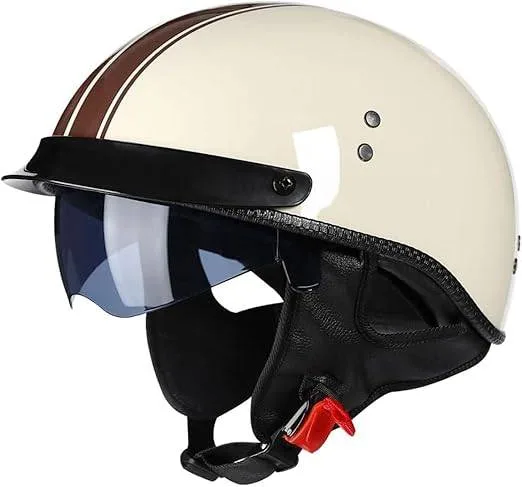 DOT Approved German Style Half Face Helmet SIZE XXL image indicator(5)