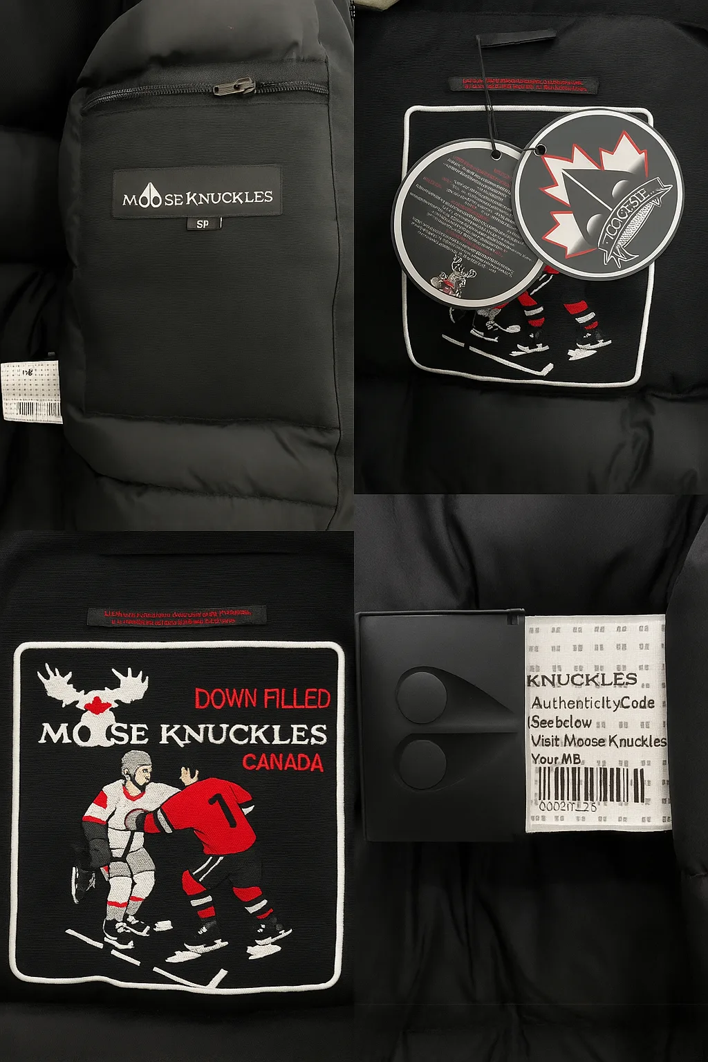 Moose Knuckles Men’s Original Ballistic Shearling Bomber image indicator(4)