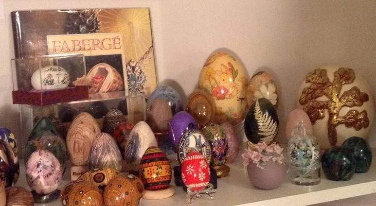 RARE Collector’s Lot 60+ Decorated Eggs Pysanky Stone Porcelain image indicator(2)