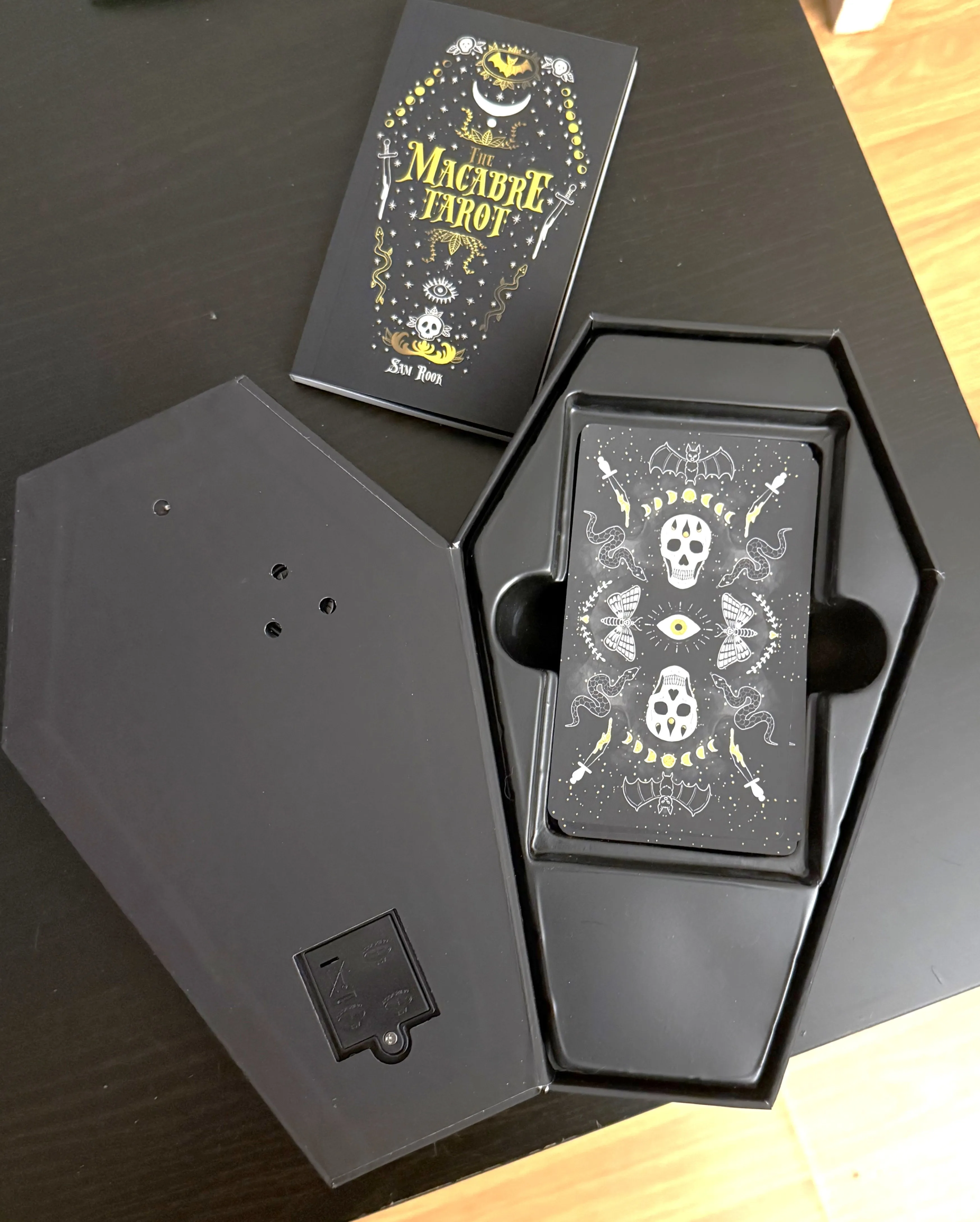 Macabre Tarot Deck by Sam Roth in Audio Coffin Box - Like New image indicator(3)