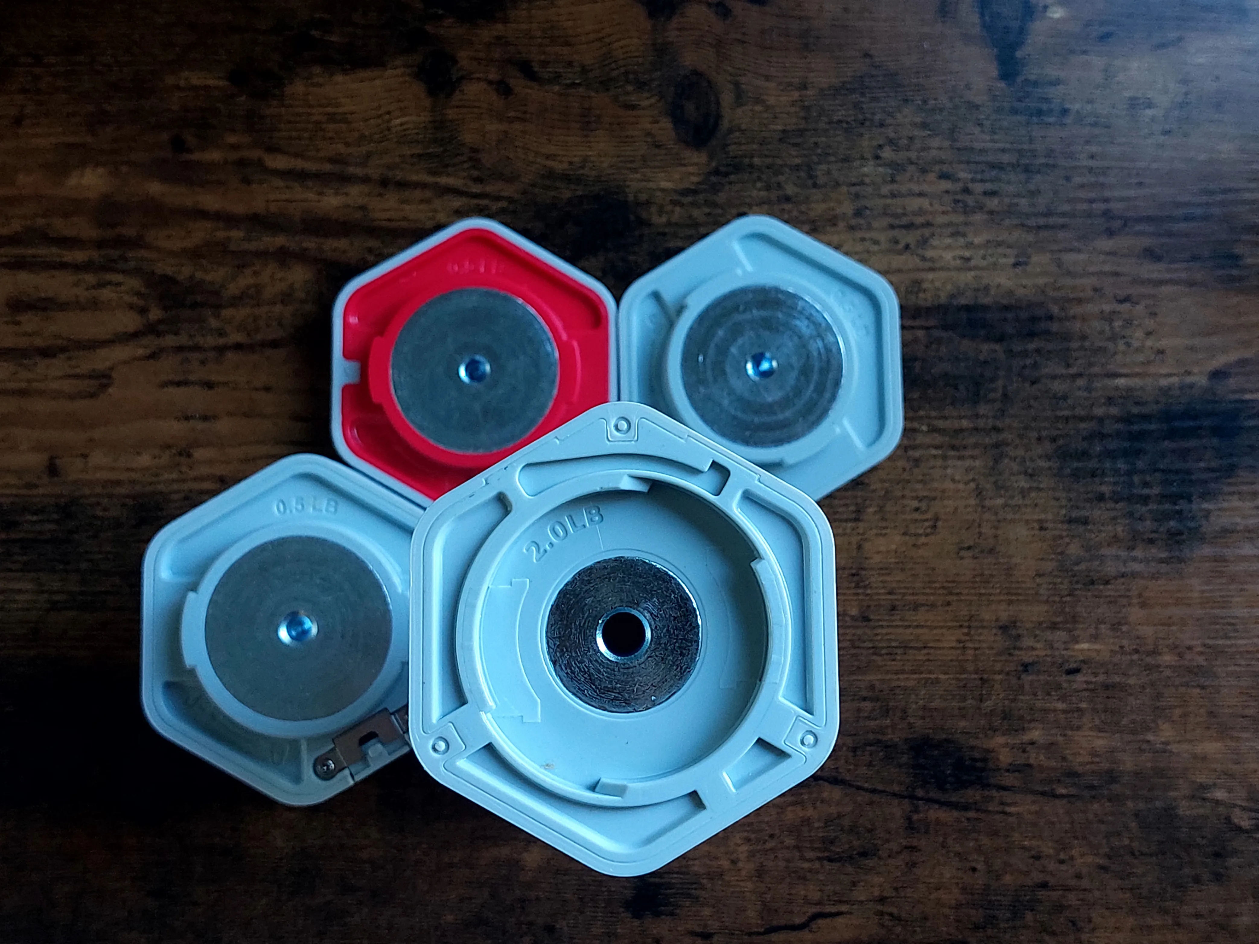 Set of Two Adjustable 2-5lb Dumbbells image indicator(7)