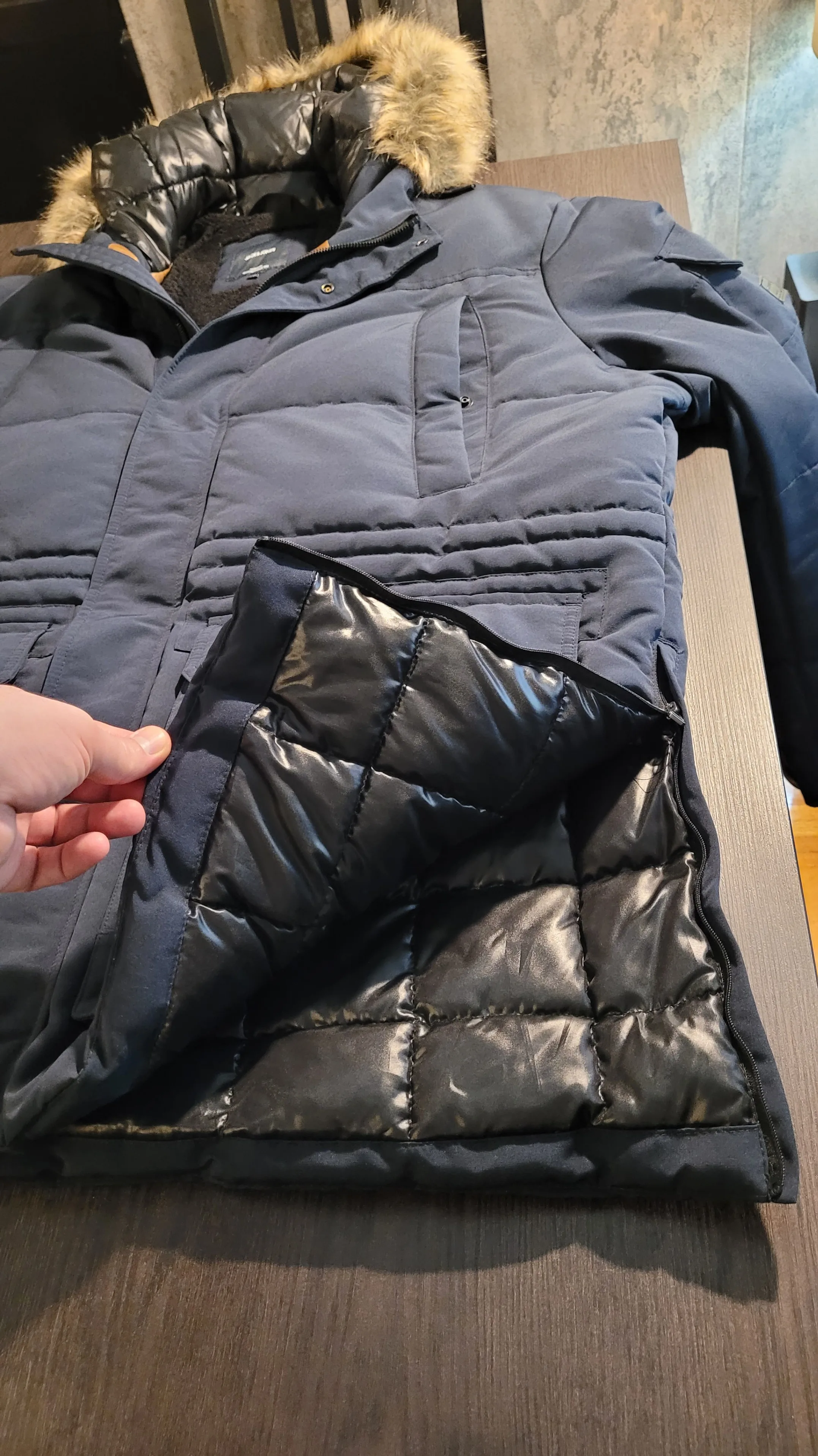 Jack & Jones Winter Jacket size XXL dark blue image indicator(4)