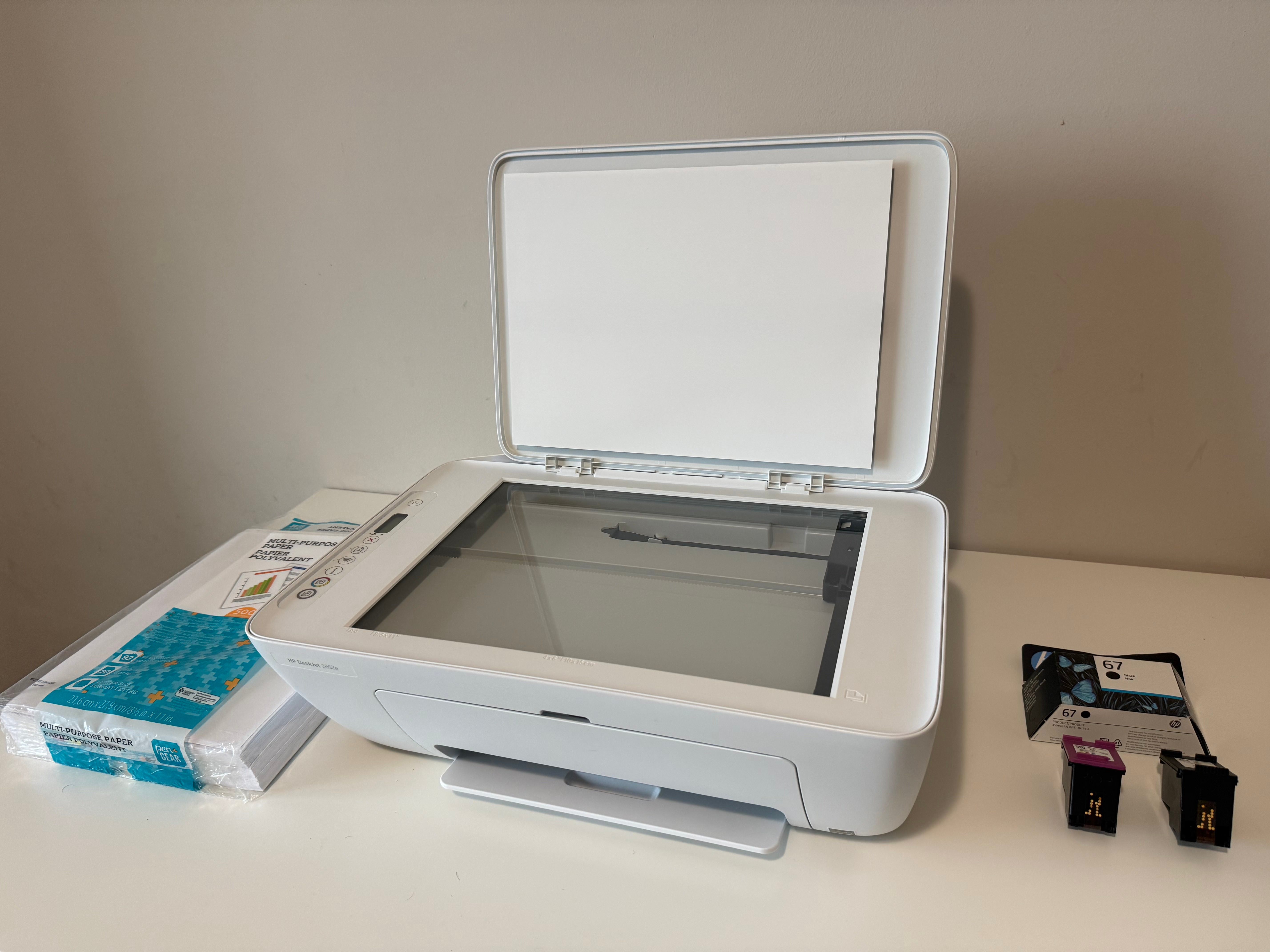 HP DeskJet 2852e Wireless Printer + Extra Ink & Paper - photo 2