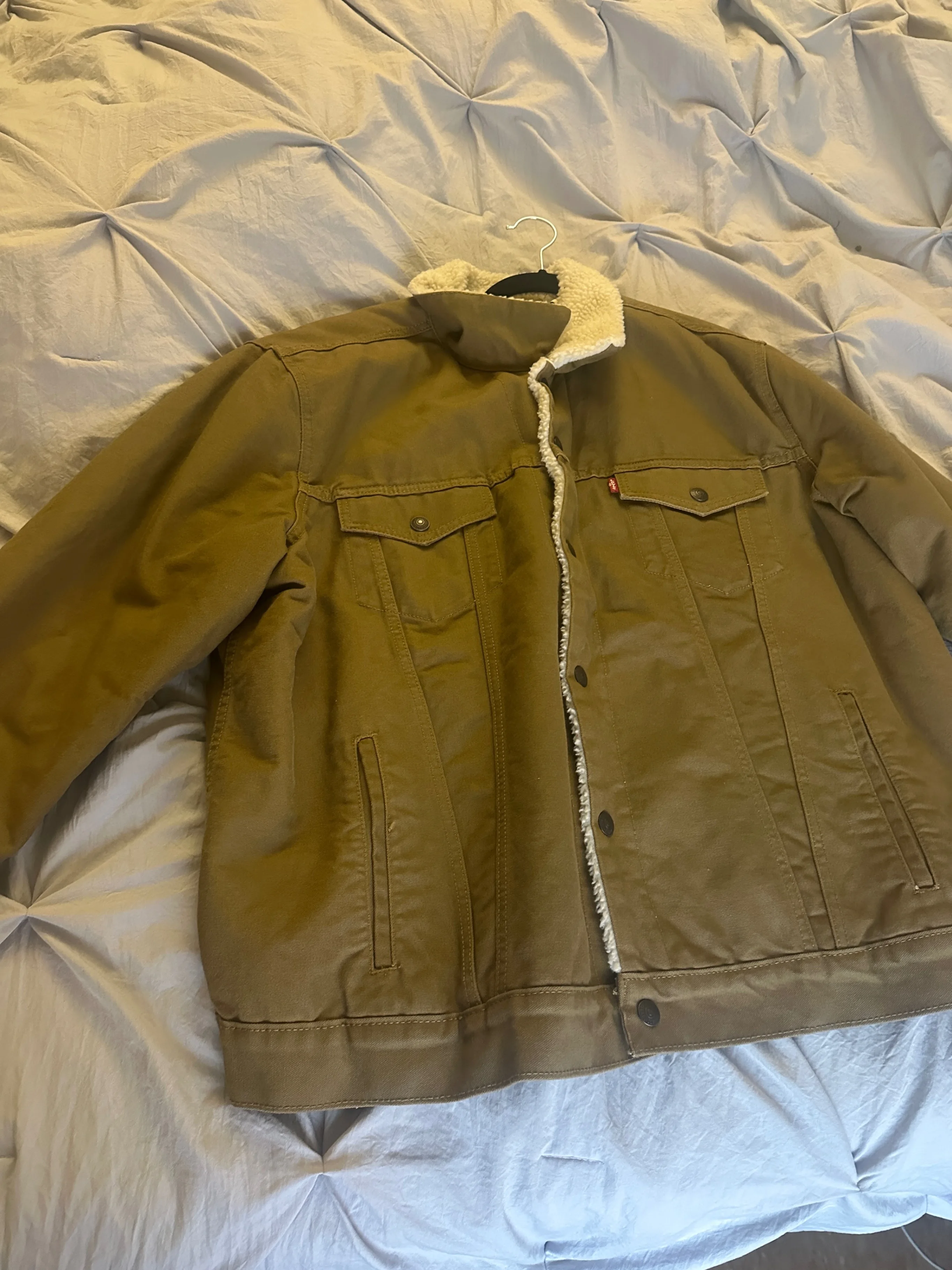 Levi’s Sherpa Lined Jacket (Brown) - Size Men’s X-Large thumbnail