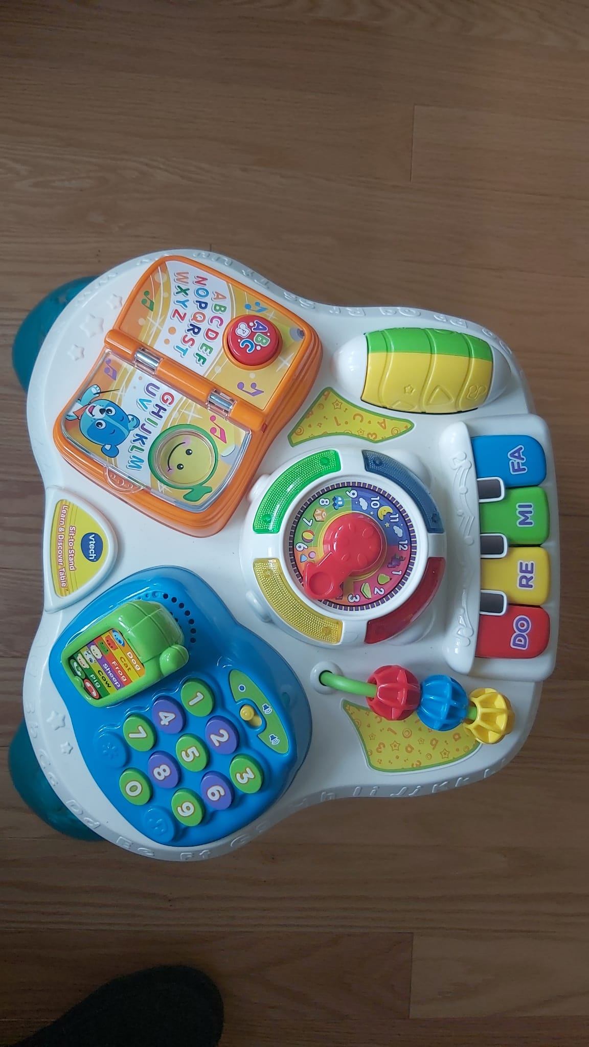 VTech Sit-to-Stand Learn & Discover Table – Mint Condition - photo 5