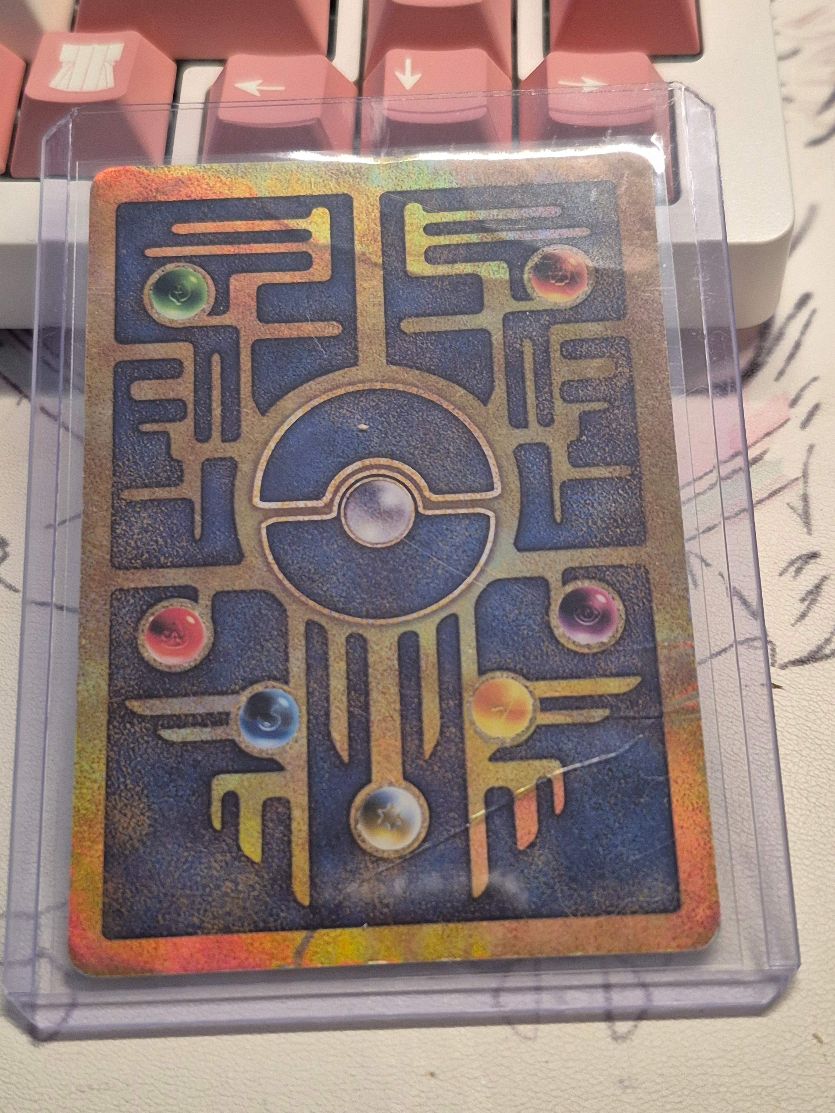 Mew movie card very poor condition probably psa 1 pokemon card - photo 2
