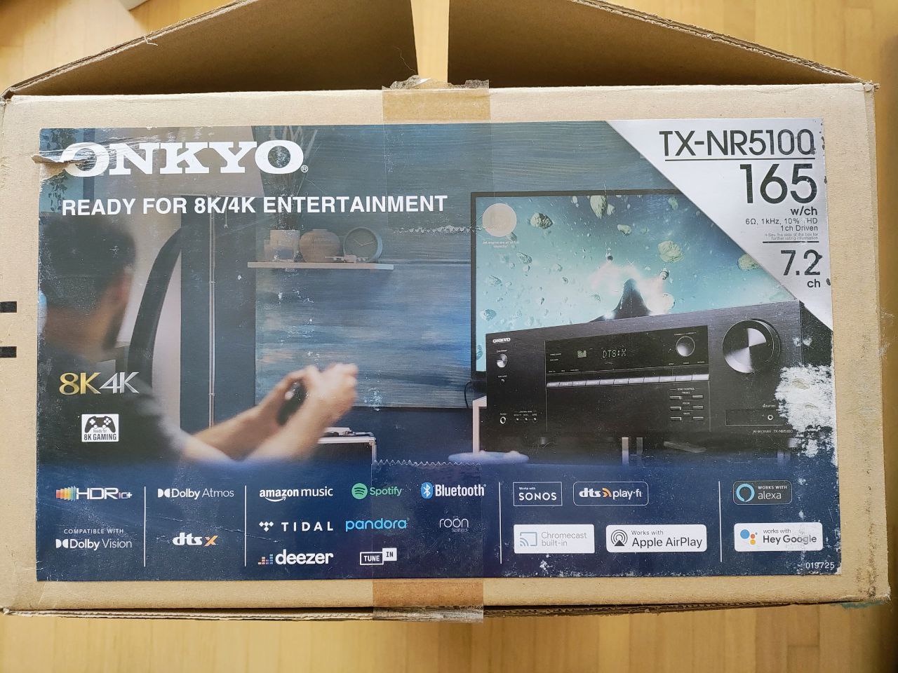 Onkyo TX-NR5100 7.2ch 8K AVR - Like New! Dolby Atmos/Gaming - photo 4