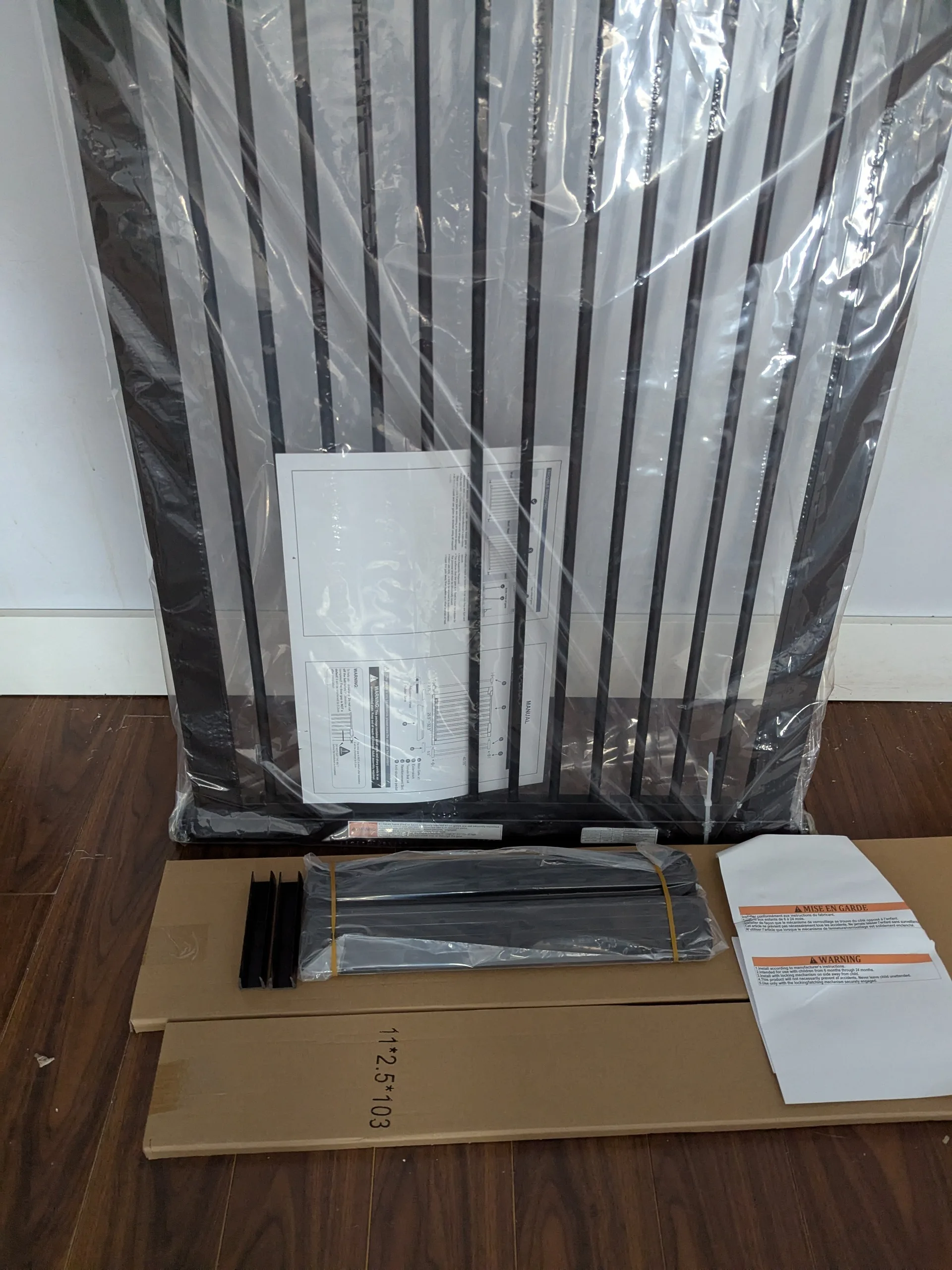 40.5" Extra Tall Baby Gate, 29.6"-32.5" Extra Wide Dog Pet Gate image indicator(5)