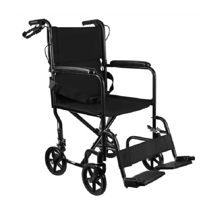 LIVINGBASICS FOLDABLE TRANSPORT WHEELCHAIR thumbnail