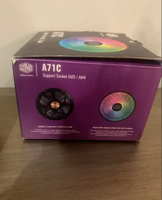 Cooler Master A71C ARGB CPU Cooler- Support Socket AM5/AM4 image indicator(2)